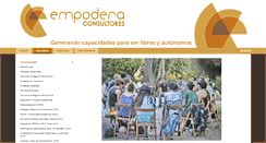 Desktop Screenshot of empodera-consultores.org